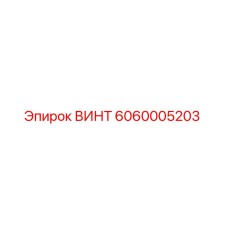 6060005203 ВИНТ Epiroc