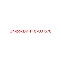 87001678 ВИНТ Epiroc