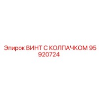 95920724 ВИНТ С КОЛПАЧКОМ Epiroc