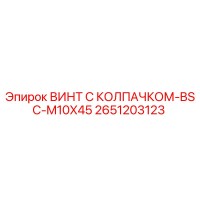 2651203123 ВИНТ С КОЛПАЧКОМ-BSC-M10X45 Epiroc
