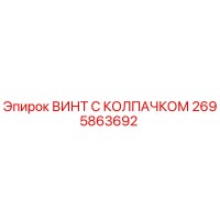 2695863692 ВИНТ С КОЛПАЧКОМ Epiroc