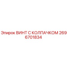 2696701834 ВИНТ С КОЛПАЧКОМ Epiroc