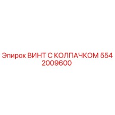 Оригинальный винт с колпачком 5542009600 производства Epiroc