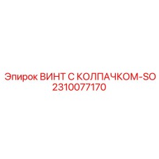 2310077170 ВИНТ С КОЛПАЧКОМ-SO Epiroc