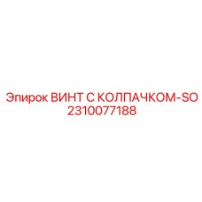 2310077188 ВИНТ С КОЛПАЧКОМ-SO Epiroc
