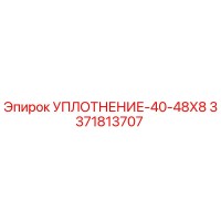 3371813707 УПЛОТНЕНИЕ-40-48Х8 Epiroc