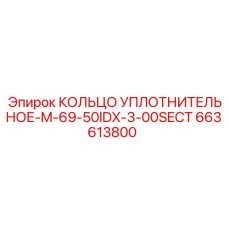 663613800 КОЛЬЦО УПЛОТНИТЕЛЬНОЕ-M-69-50IDX-3-00SECT Epiroc