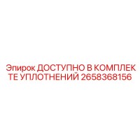 2658368156 ДОСТУПНО В КОМПЛЕКТЕ УПЛОТНЕНИЙ Эпирок