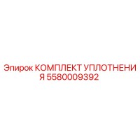 5580009392 КОМПЛЕКТ УПЛОТНЕНИЯ Epiroc