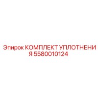 5580010124 КОМПЛЕКТ УПЛОТНЕНИЯ Epiroc