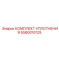 5580010125 КОМПЛЕКТ УПЛОТНЕНИЯ Epiroc
