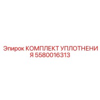 5580016313 КОМПЛЕКТ УПЛОТНЕНИЯ Epiroc