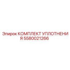 5580021266 КОМПЛЕКТ УПЛОТНЕНИЯ Epiroc