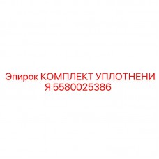 5580025386 КОМПЛЕКТ УПЛОТНЕНИЯ (Epiroc)