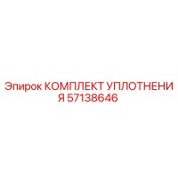 57138646 КОМПЛЕКТ УПЛОТНЕНИЯ Epiroc