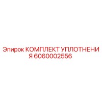 6060002556 КОМПЛЕКТ УПЛОТНЕНИЯ Epiroc