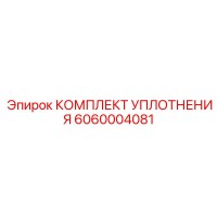 6060004081 КОМПЛЕКТ УПЛОТНЕНИЯ Epiroc