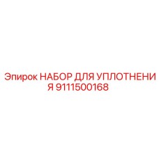 Комплект для ремонта гидравлических насосов Epiroc 9111500168