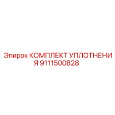 9111500828 КОМПЛЕКТ УПЛОТНЕНИЯ Epiroc