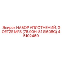 45102469 НАБОР УПЛОТНЕНИЙ, GOETZE MFS (76.90H-81 Si60BG) Epiroc