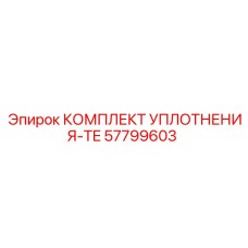 57799603 КОМПЛЕКТ УПЛОТНЕНИЯ-TE Epiroc