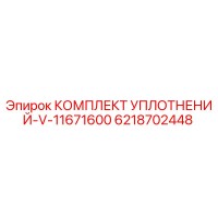 6218702448 КОМПЛЕКТ УПЛОТНЕНИЙ-V-11671600 Epiroc