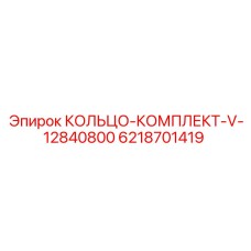 6218701419 КОЛЬЦО-КОМПЛЕКТ-V-12840800 Epiroc