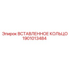 1901013484 ВСТАВЛЕННОЕ КОЛЬЦО Epiroc