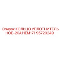 95720249 КОЛЬЦО УПЛОТНИТЕЛЬНОЕ-20A11EM171 Epiroc