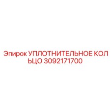3092171700 УПЛОТНИТЕЛЬНОЕ КОЛЬЦО Epiroc