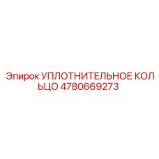 4780669273 УПЛОТНИТЕЛЬНОЕ КОЛЬЦО Epiroc