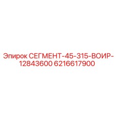 6216617900 СЕГМЕНТ-45-315-ВОИР-12843600 Epiroc
