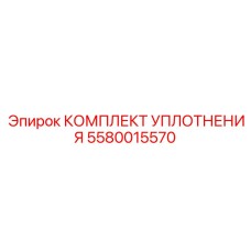 5580015570 КОМПЛЕКТ УПЛОТНЕНИЯ Epiroc