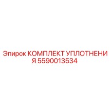 5590013534 КОМПЛЕКТ УПЛОТНЕНИЯ Epiroc