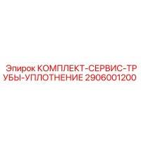 2906001200 КОМПЛЕКТ СЕРВИСА ТРУБ УПЛОТНЕНИЯ Эпирок