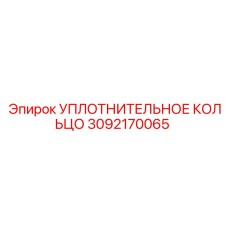 3092170065 УПЛОТНИТЕЛЬНОЕ КОЛЬЦО Epiroc
