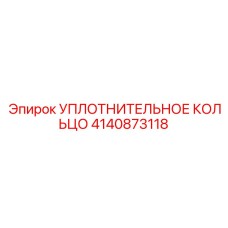 4140873118 УПЛОТНИТЕЛЬНОЕ КОЛЬЦО Эпирок