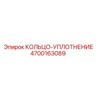 4700163089 КОЛЬЦО-УПЛОТНЕНИЕ Epiroc
