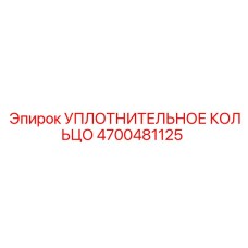 4700481125 УПЛОТНИТЕЛЬНОЕ КОЛЬЦО Epiroc