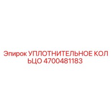 4700481183 УПЛОТНИТЕЛЬНОЕ КОЛЬЦО Epiroc