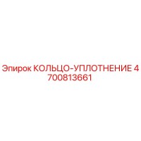 4700813661 КОЛЬЦО-УПЛОТНЕНИЕ Epiroc