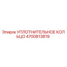 4700813819 УПЛОТНИТЕЛЬНОЕ КОЛЬЦО Epiroc