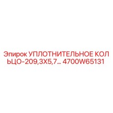 4700W65131 УПЛОТНИТЕЛЬНОЕ КОЛЬЦО-209,3X5,7 Epiroc