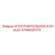 4749020170 УПЛОТНИТЕЛЬНОЕ КОЛЬЦО Epiroc