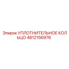 4812156976 УПЛОТНИТЕЛЬНОЕ КОЛЬЦО Epiroc