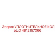 4812157066 Уплотнительное кольцо Epiroc