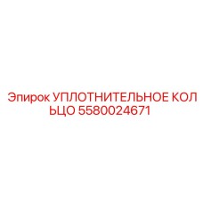 5580024671 УПЛОТНИТЕЛЬНОЕ КОЛЬЦО Epiroc