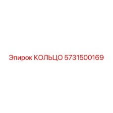 5731500169 КОЛЬЦО Epiroc