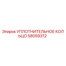 58059312 УПЛОТНИТЕЛЬНОЕ КОЛЬЦО Epiroc