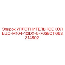 663314802 УПЛОТНИТЕЛЬНОЕ КОЛЬЦО-M104-10IDX-5-70SECT Epiroc